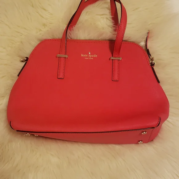 Kate Spade Red Satchel - Picture 2 of 5
